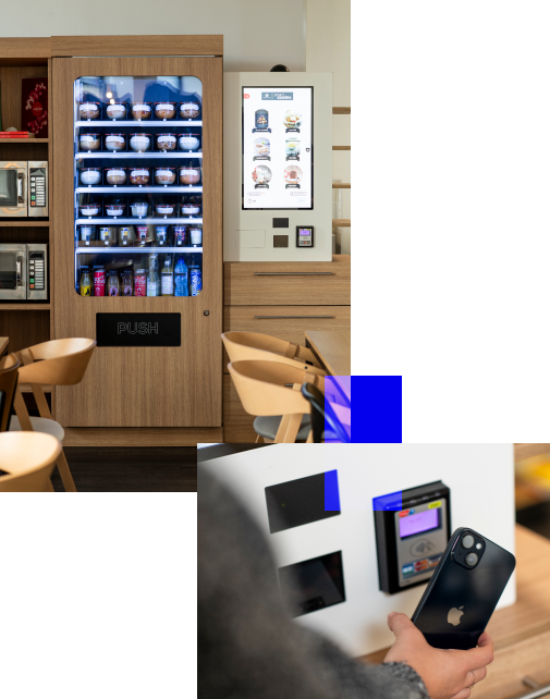 frigo connecté, solution digitale de paiement distributeur automatique