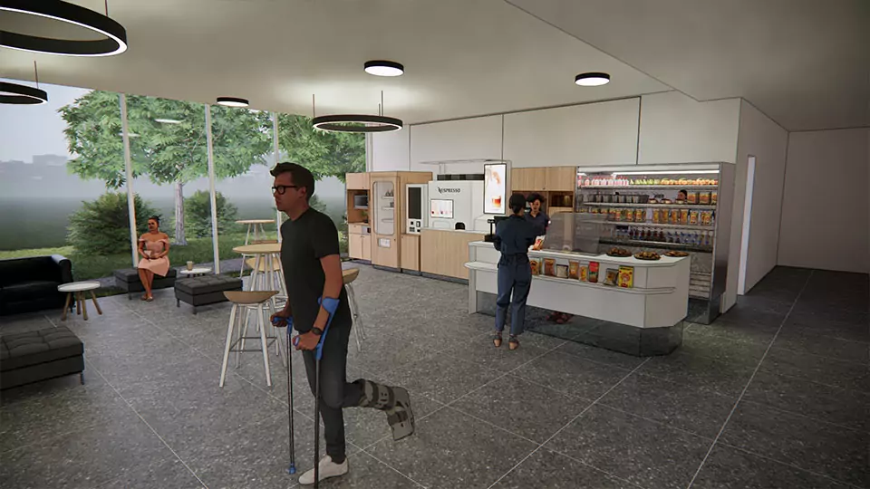 Magasin automatique dans des espaces publics