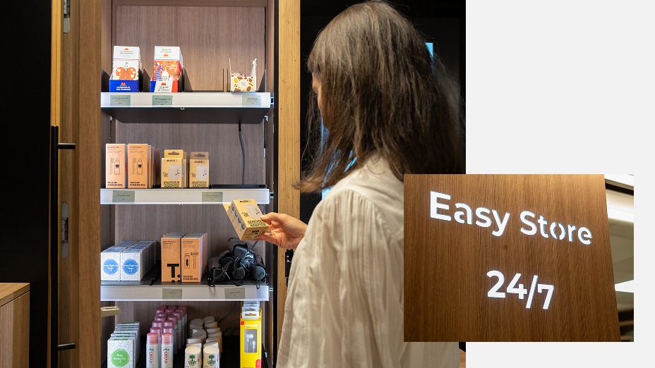 Point de vente autonome Novotel