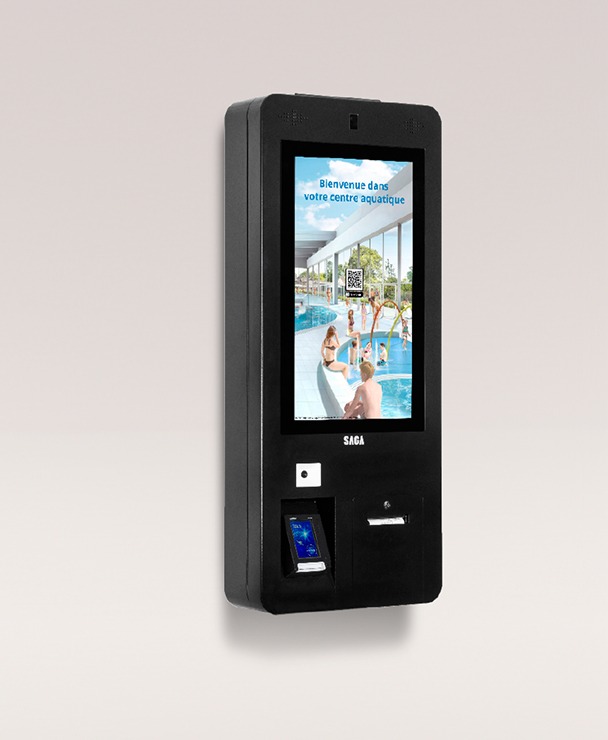 Borne fast order murale